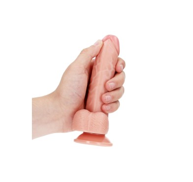 Realistyczne żylaste dildo z przyssawką 17 cm